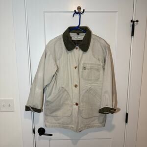 Vintage LL Bean Flannel Lined Barn Chore Utility Jacket. Outdoor, Casual, Large